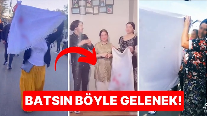 Olmaz Olsun Böyle Adet! Gerdek Gecesinde Gelinin Bakire Olduğunu Konu Komşuya Kanıtlayan Kanlı Çarşaf Geleneği