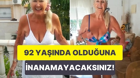 92 Yaşındaki Kadın Daha Genç Görünmenin Sırrını Açıkladı: Giydiği Seksi Elbiselerle Görenleri Hayrete Düşürdü