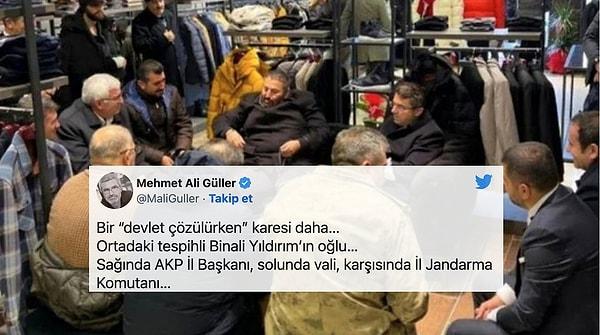 Eski Başbakan Binali Yıldırım’ın oğlu Erkam Yıldırım’ın Erzurum ziyaretinde çekilen fotoğraf sosyal medyada çok konuşuldu.