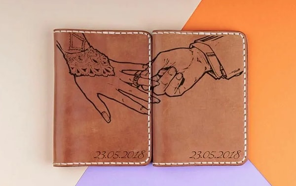 19. Парные обложки для паспорта