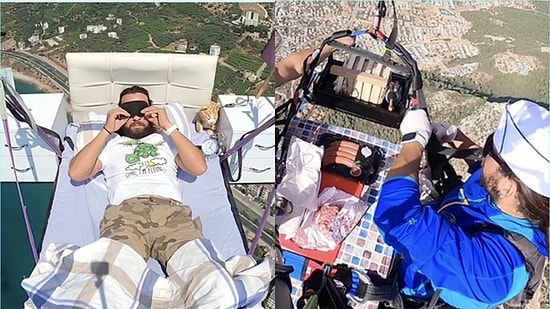 Nelerle Uçmuyor ki? Koltukta Uçarak Dünya Çapında Tanınan Paraşüt Pilotu Hasan Kaval