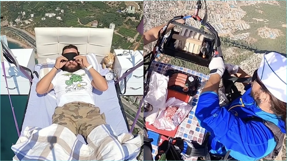 Nelerle Uçmuyor ki? Koltukta Uçarak Dünya Çapında Tanınan Paraşüt Pilotu Hasan Kaval