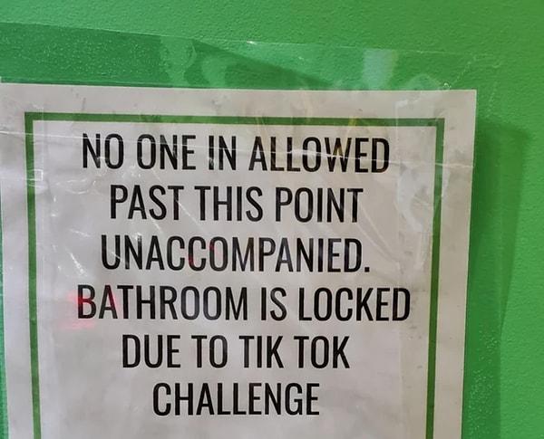 3. Bu şirketin bir odası TikTok challenge'ı nedeniyle kapatılmış...