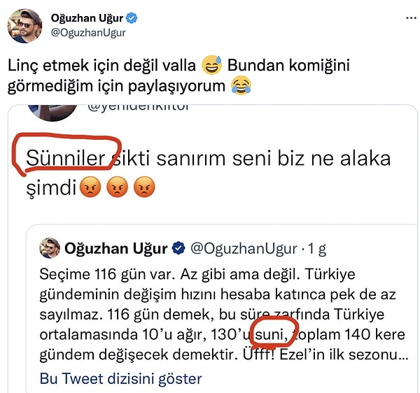 17. İnşallah ironidir.