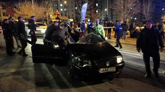 Kaza Yapan Ehliyetsiz Genç Arkadaşının Cansız Bedeni ile Kaçtı