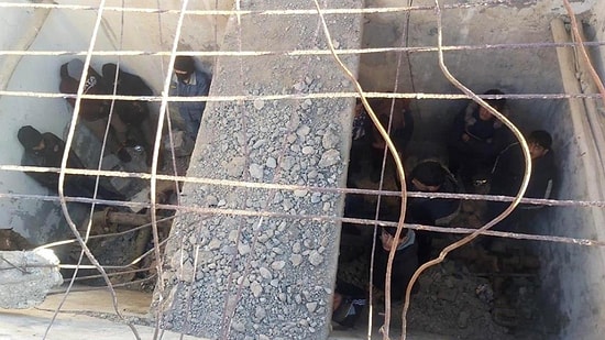 Kaçak Yabancı Uyruklu Şahıslar Su Deposunda Yakalandı