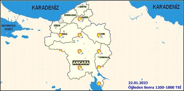 22 Ocak Ankara hava durumu