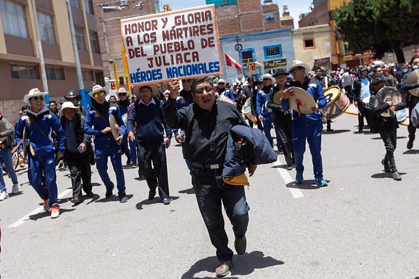 Peru'da protestolar, eski Cumhurbaşkanı Pedro Castillo'nun 7 Aralık 2022'de Kongre tarafından görevden alınması üzerine başlamıştı.