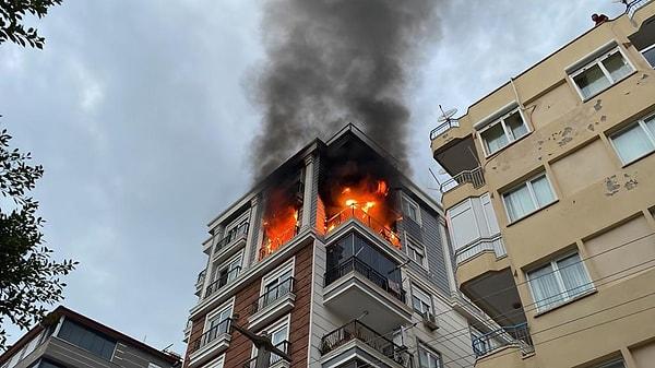 Olay, 20 Ocak günü saat 18.00 sıralarında Güvenlik Mahallesi 259 Sokak'ta, 7 katlı bir apartmanın 6'ncı katında meydana geldi.