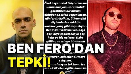 Ben Fero, "Kürdistan'ın Başkenti Ankara'dır, İstanbul'dur" Diyen Ünlü Rapçi Ezhel'e Fena Çıkıştı!
