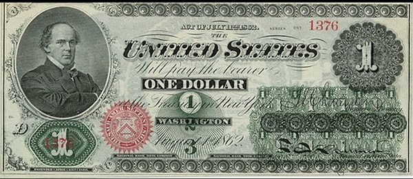 14. Dolar banknotunun ilk yüzü George Washington zannediyorsanız yanılıyorsunuz! 1 dolarlık banknotta görülen ilk yüz, dönemin hazine bakanı Salmon P. Chase aitti.