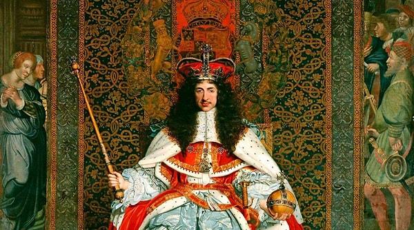 10. Kral II. Charles, cinsel birliktelik yaşadığı kadınların kasıklarında bulunan tüyleri topladı ve ardından bunu bir peruk haline getirdi.