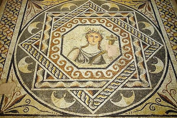Demeter, Floor Mosaic, Zeugma Museum