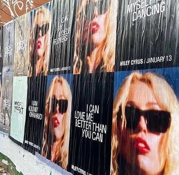 Towards the end of 2023, Miley announced that she would release a new song on January 13 with posters hung on the streets of New York with the slogan 'New Year New Miley'.