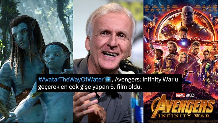 Yönetmen James Cameron Avatar The Way of The Water ile Kırdığı Gişe Rekorlarına Bir Yenisini Daha Ekledi!