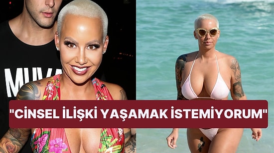Dünyaca Ünlü Model Amber Rose Artık Erkeklerle Birlikte Olmak İstemediğini Açıkladı!