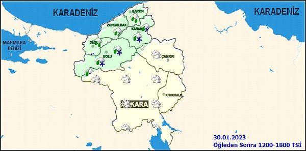 30 Ocak Pazartesi Ankara hava durumu
