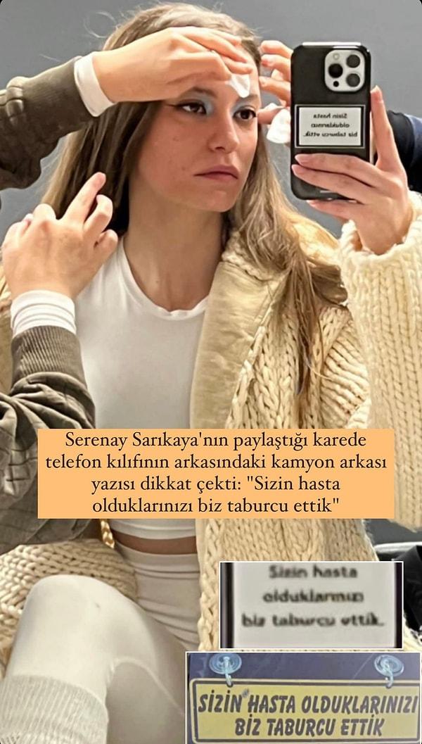 Bakalım Serenay Sarıkaya'nın bu karesine nasıl tepkiler geldi: