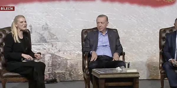Bilecik'te düzenlenen "Kökümüz Mazide, Gözümüz Atide" programında gençlerle bir araya gelen Cumhurbaşkanı Erdoğan, favori dizilerini açıkladı ve televizyon dizilerinin geldiği noktayı yorumladı.