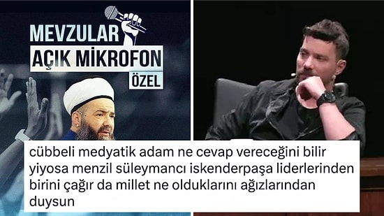 Oğuzhan Uğur'un Mevzular Açık Mikrofon Programına Cübbeli Ahmet Hoca'yı Çağırması Olay Oldu