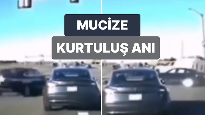 Bir Tesla Otomobilinin Yapay Zeka Sayesinde Kazadan Mucize Kurtuluş Anı