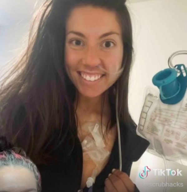 Знакомьтесь, это Мэдисон Русо. И у нее рак и опухоль на позвоночнике «размером с футбольный мяч». По крайней мере так Мэдди говорила своим подписчикам в TikTok