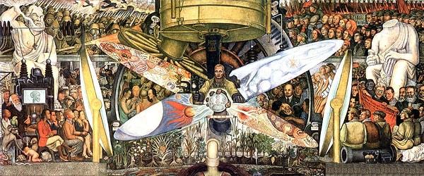 Diego Rivera'nın "Kavşaktaki Adam" Tablosu - Frida (2002)