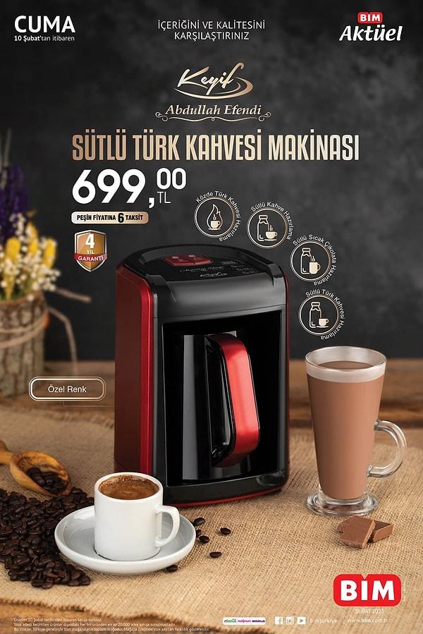 Abdullah Efendi Sütlü Türk Kahvesi Makinesi 699 TL