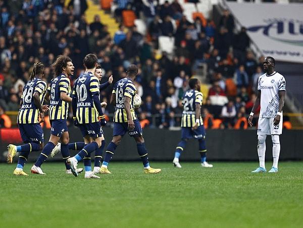 Oldukça tempolu başlayan mücadele atılan karşılıklı gollerle 1-1 noktalandı. Ev sahibinin golünü, 84. dakikada penaltıdan Ndiaye kaydederken Fenerbahçe'nin tek golü ise 88'de Enner Valencia'dan geldi.