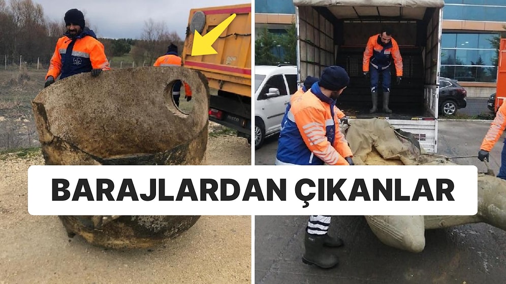 İstanbul Barajlarından Çıkanlar: Sandalye, Küvet, Mangal ve Araç Lastiği