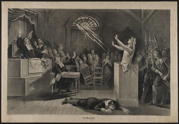 14. Salem cadı mahkemelerinde cadılık ile suçlanan kadınlar bir kazığa bağlanarak yakılmadı. Çoğunluğu hapse atıldı ve bazıları asıldı.