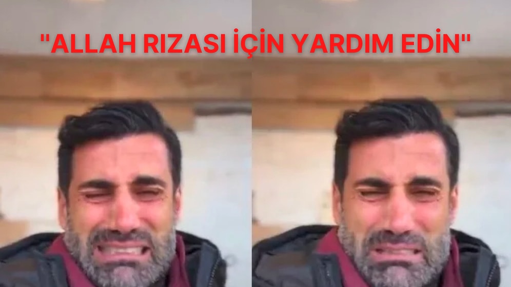 Hatayspor Teknik Direktörü Volkan Demirel Gözyaşları İçinde Deprem Bölgesine Acil Yardım İstedi