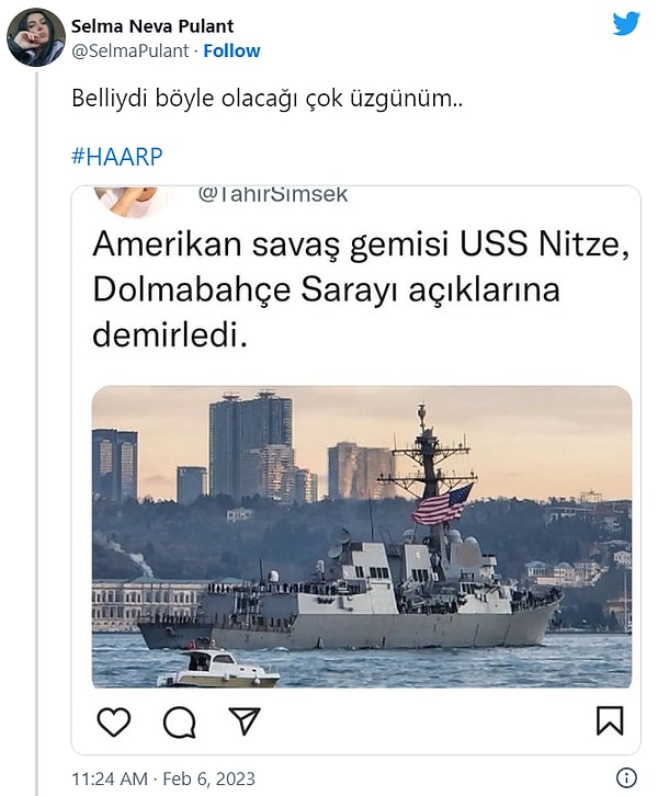 Üstelik depremin HAARP kaynaklı olduğuna inananların sayısı hiç de az değil.