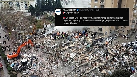 7.4 Olarak Açıklanan Deprem Büyüklüğü Revize Edildi