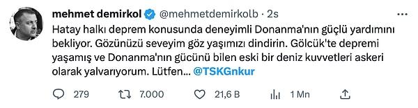 Bu sebeple insanlar sosyal medyadan Türk Silahlı Kuvvetleri'ne çağrıda bulunmaya başladı;