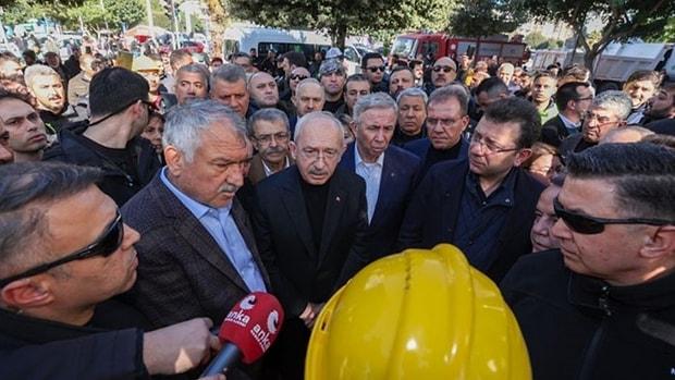 Kılıçdaroğlu Deprem Bölgesinde: 'Devlet Kurumlarının Çalışması Engelleniyor'