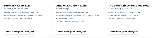 Depremlerden Etkilenen Afetzedelerin Türkiye'nin Çeşitli İllerinde Ücretsiz Konaklayabilecekleri Oteller 19 s f54868fb15ddd60280c5402d47cb933874583599