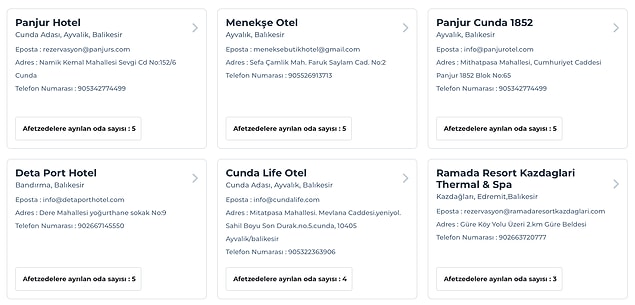 Depremlerden Etkilenen Afetzedelerin Türkiye'nin Çeşitli İllerinde Ücretsiz Konaklayabilecekleri Oteller 26 s 93a7a514e08cc29ee99798f7fe83407b36010904