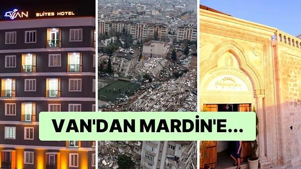Depremlerden Etkilenen Afetzedelerin Türkiye'nin Çeşitli İllerinde Ücretsiz Konaklayabilecekleri Oteller