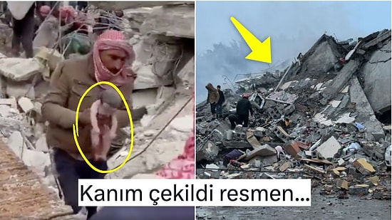 Mucize mi Çaresizlik mi? Suriye’nin Halep Şehrinde Hamile Bir Kadın Enkaz Altında Doğum Yaptı