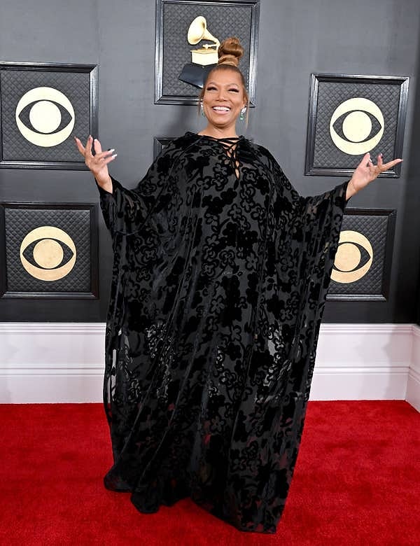 Куин Латифа на последней церемонии "Грэмми" в 2023 году: