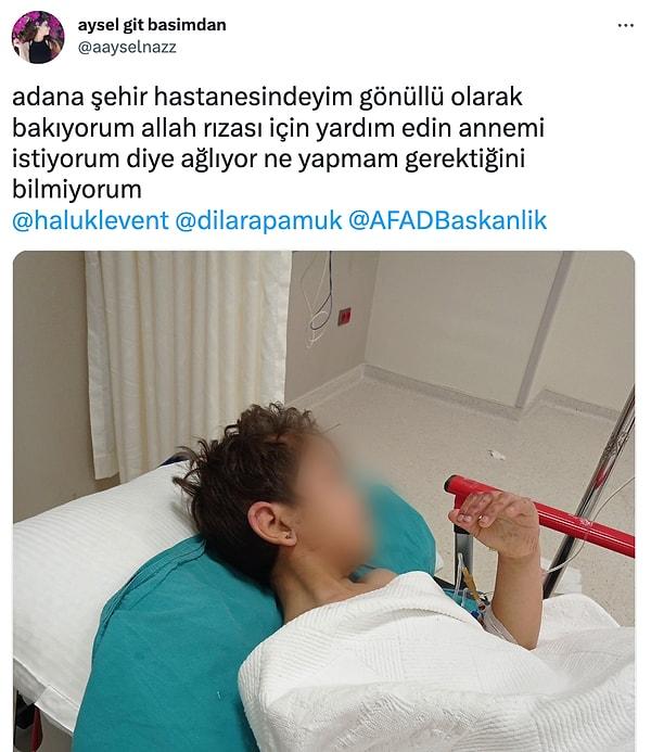 Yine bir kayıp çocuk hikayesine daha tanık olduk sosyal medyada. @aayselnazz isimli bir kullanıcı Adana Şehir Hastanesi'nde Emrullah isimli çocuğun ailesinin olmadığını paylaştı.