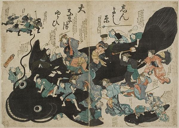 15. "Namazu", Japon mitolojisinde depremlere neden olduğuna inanılan dev yayın balığıdır.