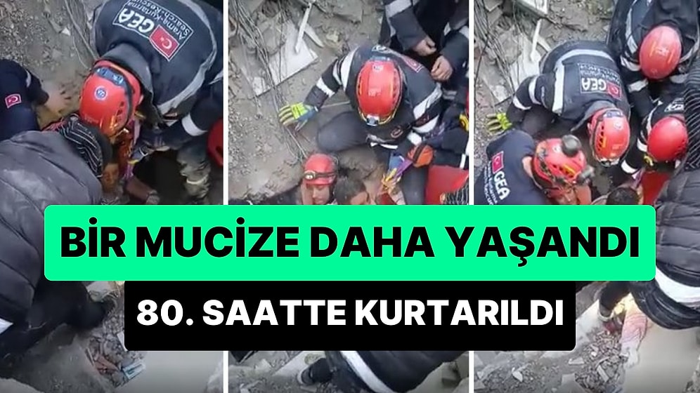 Arama Kurtarma Çalışmalarının 4. Gününde Mucizeler Gerçekleşiyor: Bir Vatandaş Daha Enkazdan Kurtarıldı