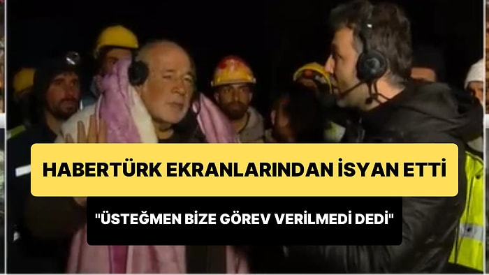 Habertürk Ekranlarından İsyan Etti: "AFAD Dün Çalışmaya Başladı, 'Üsteğmen Bize Görev Verilmedi' Dedi"