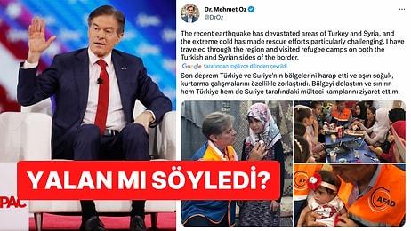 Deprem Bölgesinde Olduğunu Söyleyen Dr. Mehmet Öz Hakkında Ortaya Atılan Skandal İddia!
