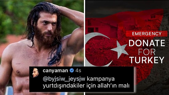 Can Yaman Deprem Yardımıyla İlgili Kendisini Eleştiren Kişilere Çok Sert Cevaplar Vererek Herkesi Şaşırttı