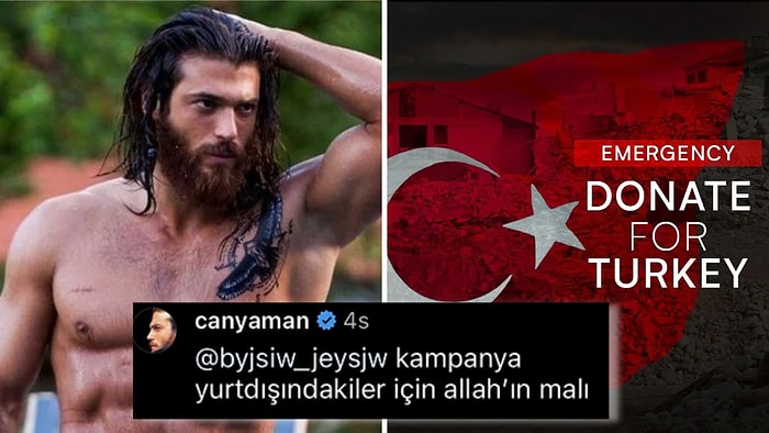 Can Yaman Deprem Yardımıyla İlgili Kendisini Eleştiren Kişilere Çok Sert Cevaplar Vererek Herkesi Şaşırttı