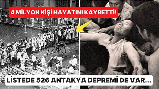 Listede 526 Antakya Depremi de Var: Dünya Tarihinde En Çok Can Kaybının Yaşandığı 10 Büyük Doğal Afet