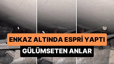 Kendisini Enkaz Altından Kurtarmaya Gelen Arama Kurtarma Görevlisine Espri Yaparak Güldüren Ahmet Abi